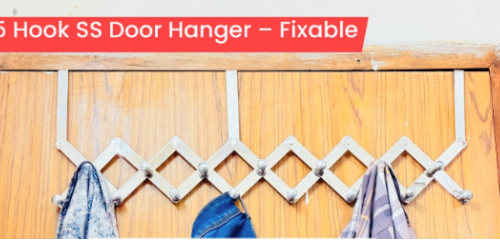 ১৫ হুক SS ডোর হ্যাঙ্গার