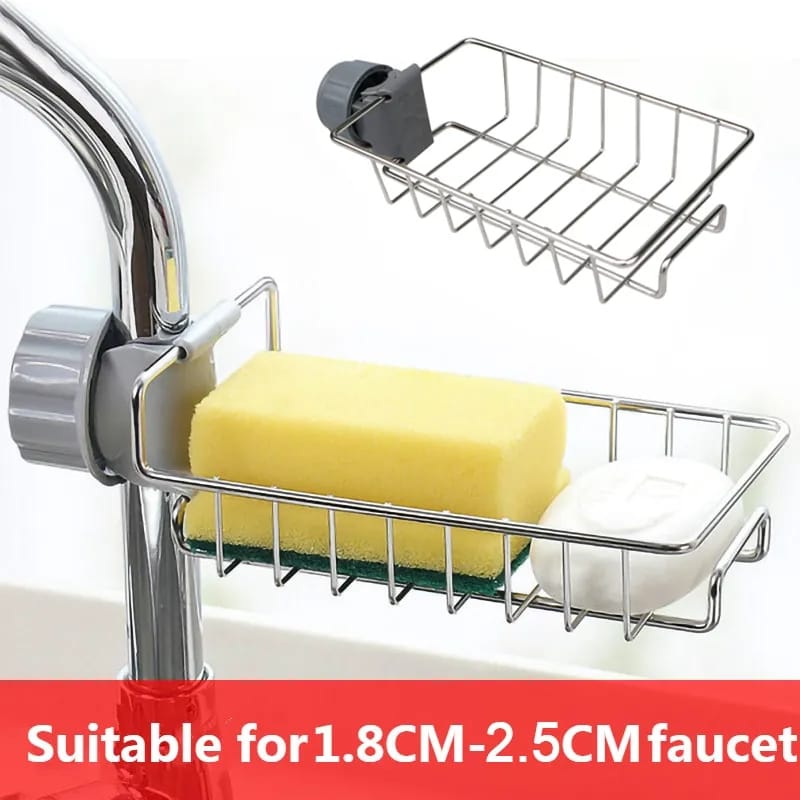 Stainless Steel Kitchen Premium Sink Organizer Holder - Image 2