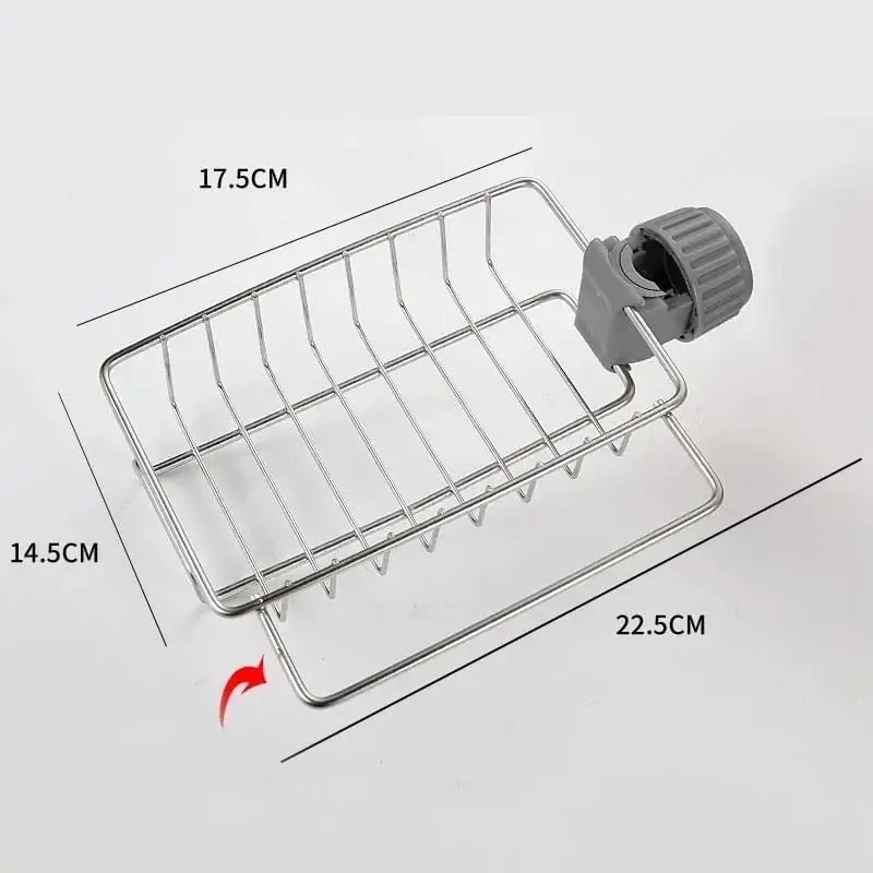 Stainless Steel Kitchen Premium Sink Organizer Holder - Image 6