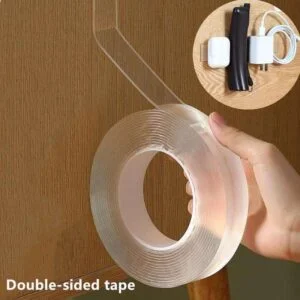 2 pcs Double Side Magic Tape (৩ মিটার)- আর নয় ড্রিলিং, টেপ লাগিয়েই সবকিছু ব্যবহার করুন